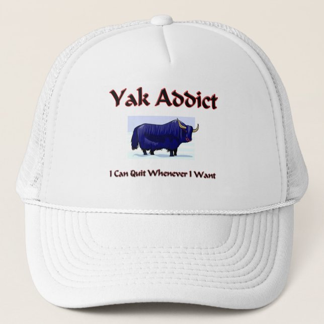 Casquette Intoxiqué de yaks (Devant)