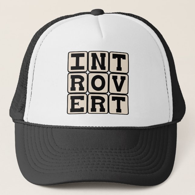 Casquette Introverti, Trait de Personnalité (Devant)