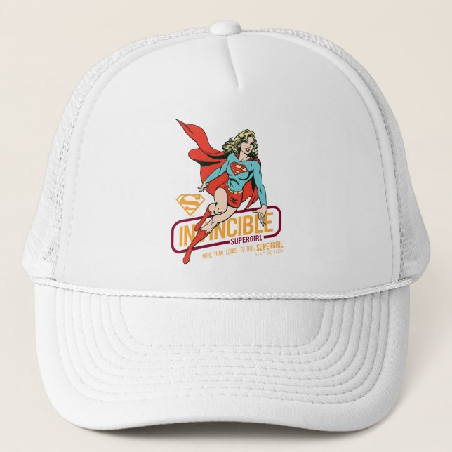Casquette Invincible Supergirl Retro Graphic (Devant)