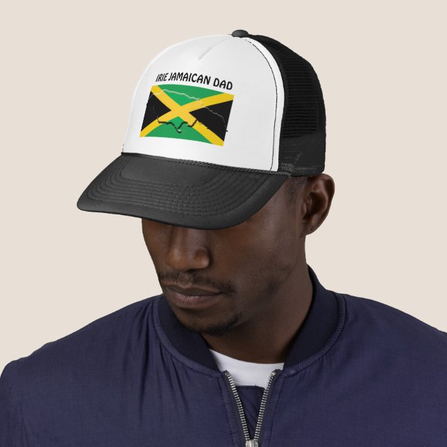 Casquette IRIE JAMAICAN PÈRE Personnalisé (En situation)