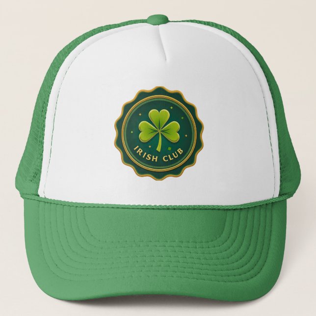Casquette Irish Club St Patrick’s Day Shirt – boné (Devant)