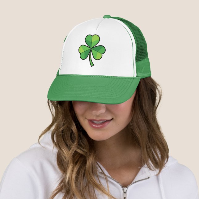 Casquette Irish Shamrock Clover Leaf Lucky (En situation)