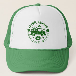 Casquette Irlandais baisers Camion avec trèfle Saint-Patrick
