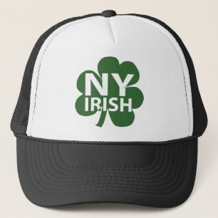 Casquette irlandais de camionneur de shamrock de