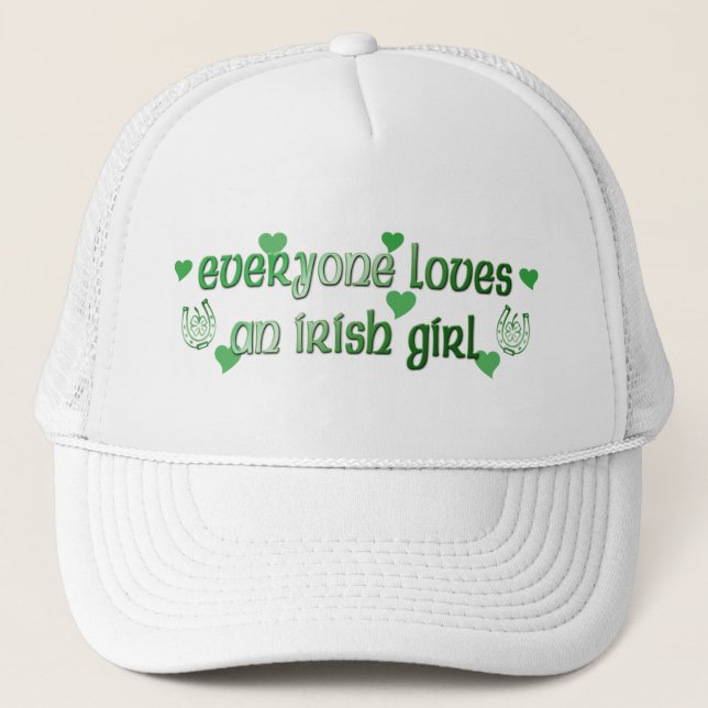 Casquette irlandais de fille d'amours (Devant)
