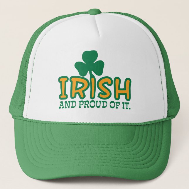 Casquette Irlandais et fier de lui (Devant)
