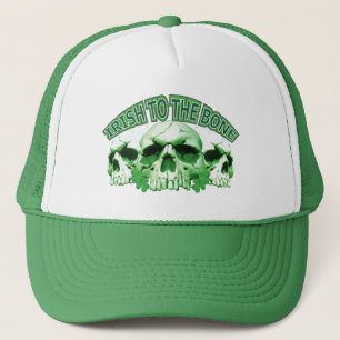 Casquette Irlandais jusqu'au bout des os Crâne