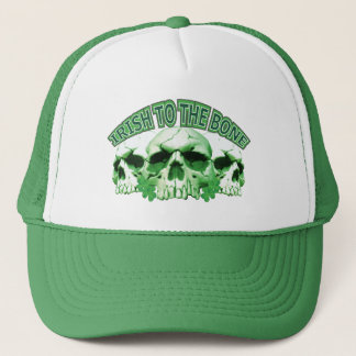 Casquette Irlandais jusqu'au bout des os Crâne