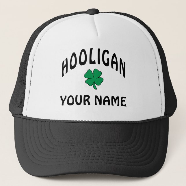 Casquette irlandais personnalisé de voyou (Devant)