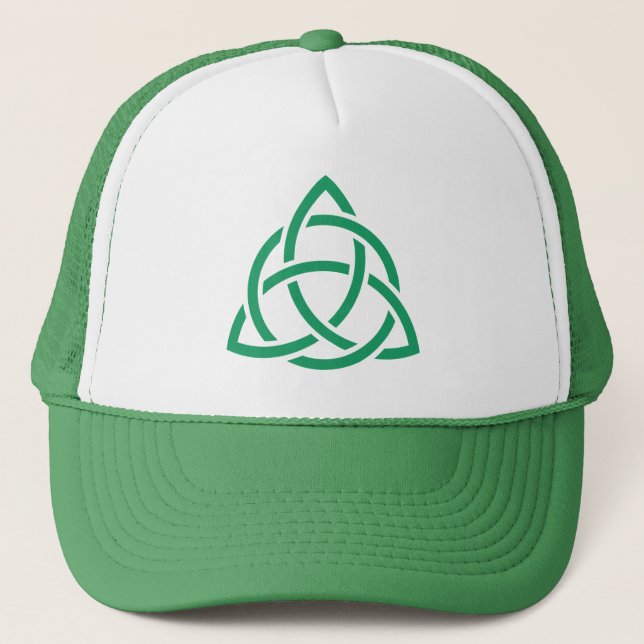 Casquette Irlandais Trinity Knot Triquetra Celtic Patricks D (Devant)
