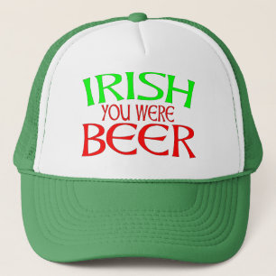 CASQUETTE IRLANDAIS VOUS ÉTIEZ BIÈRE