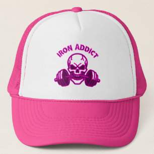 Casquette Iron Addict - Skull Bodybuilding and Weightlifting