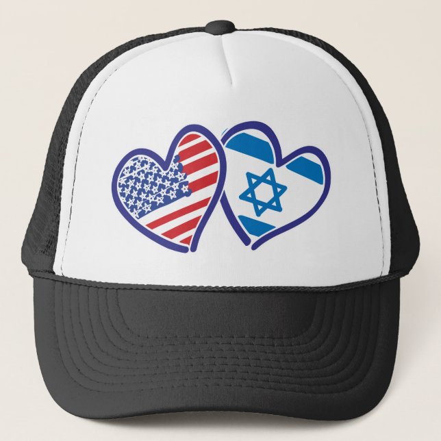 Casquette Israel USA Love (Devant)