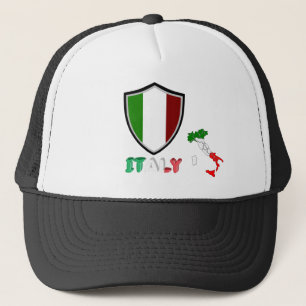 Casquette Italian flag trucker hat
