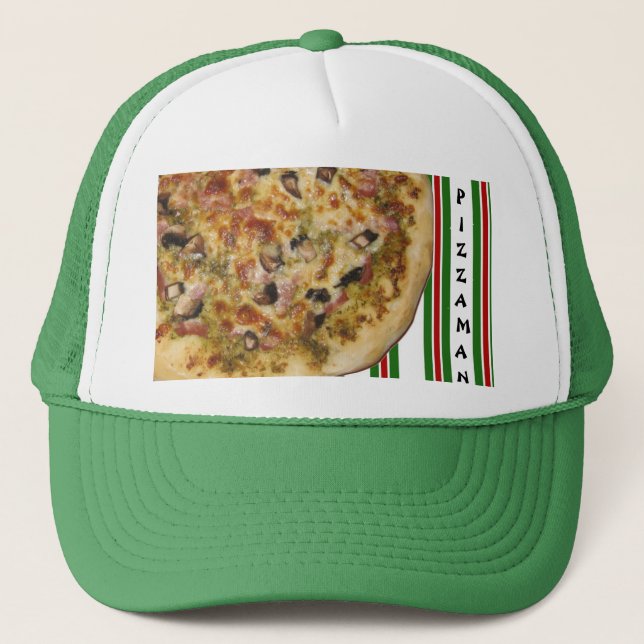 Casquette Italiano, HOMME de PIZZA (Devant)