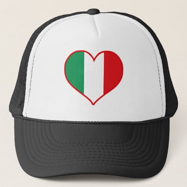 Casquette Italie amour (Devant)