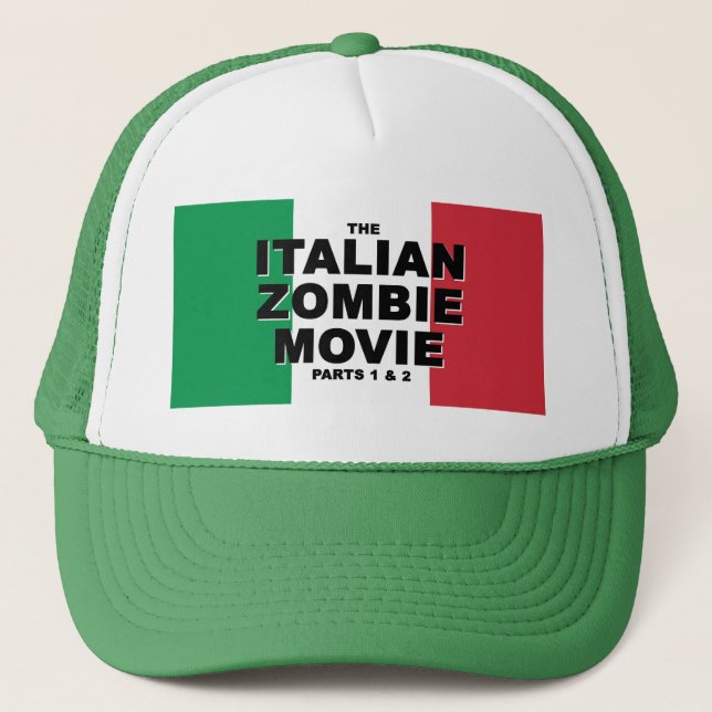 Casquette italien de fan de cinéma de zombi (Devant)