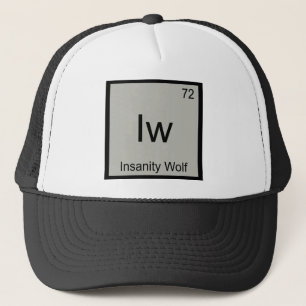 Casquette Iw - Insanity Wolf Symbole d'élément de chimie Mèm