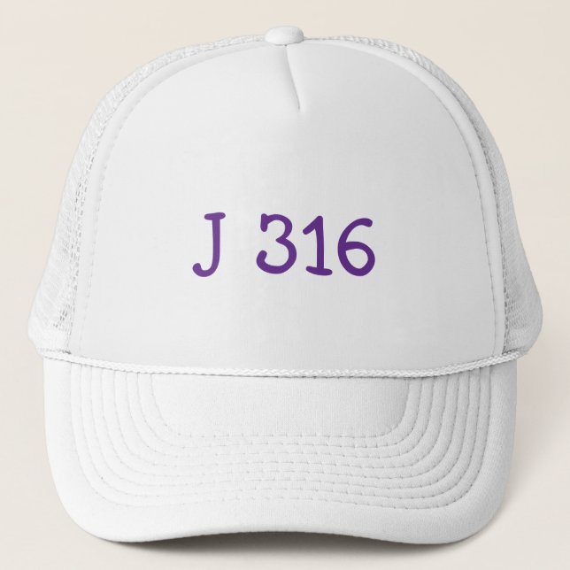 Casquette J316 Évangile Chrétien (Devant)