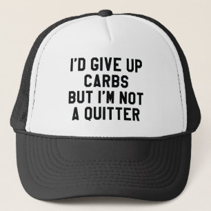 Casquette J'abandonnerais les carbs, mais je ne suis pas un