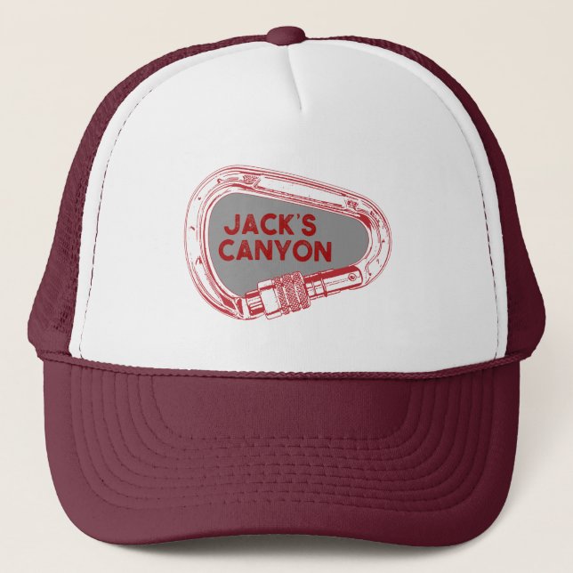 Casquette Jack's Canyon Escalade Carabiner (Devant)