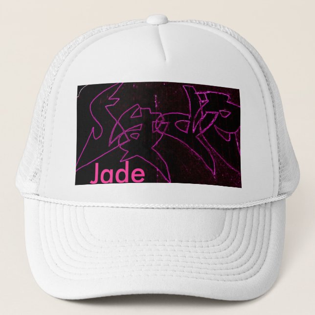 Casquette Jade au néon (Devant)