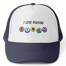 J'adore Bingo Trucker Chapeau