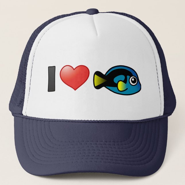 Casquette J'adore Blue Tang (Devant)