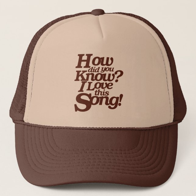 Casquette J'adore cette chanson (Devant)