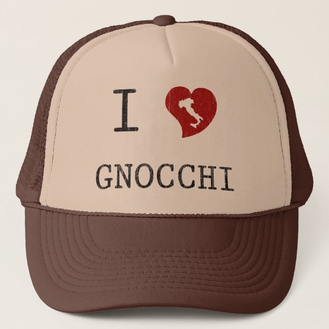Casquette J'adore Gnocchi (Devant)