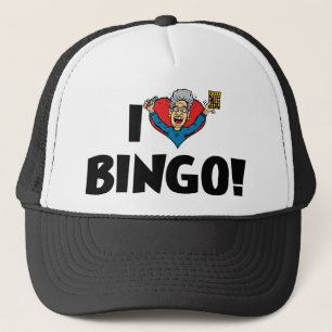Casquette J'adore Heart Bingo ! - Amoureux de Bingo