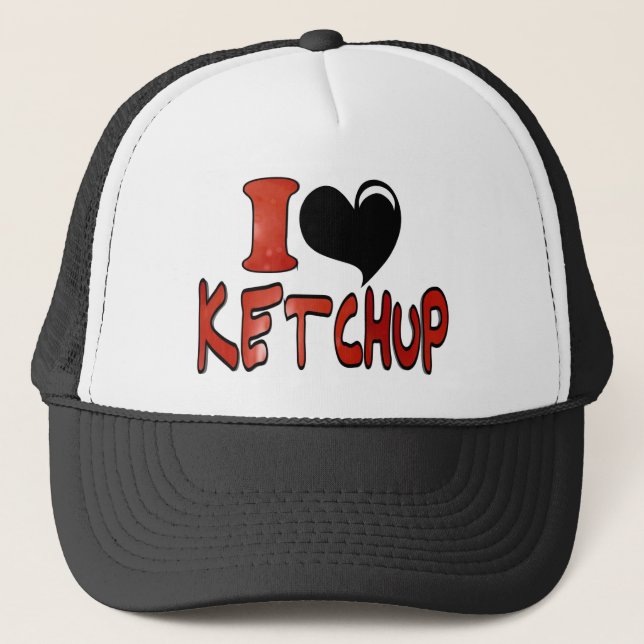 Casquette J'adore le Ketchup (Devant)