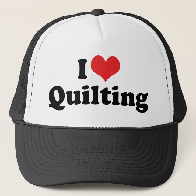 Casquette J'adore le quilting Heart - Couture Quilter (Devant)