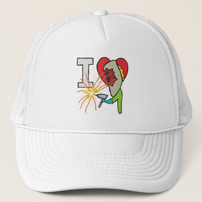 Casquette J'adore le soudage (Devant)