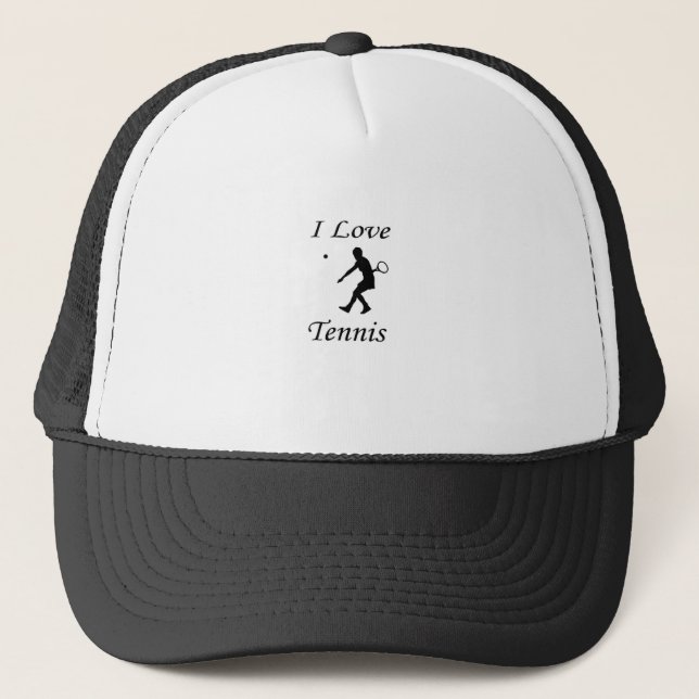 Casquette J'adore le tennis (Devant)