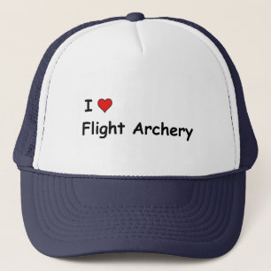 Casquette J'adore le tir à l'arc en vol