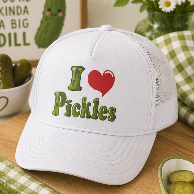 Casquette J'adore les cornichons (Créateur téléchargé)