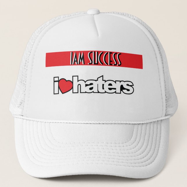 CASQUETTE J'ADORE LES DÉTESTEURS (Devant)