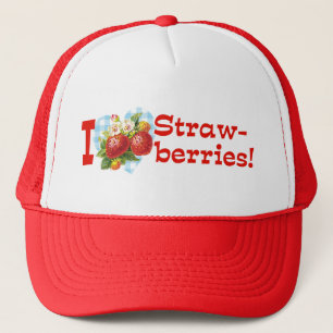 Casquette J'adore les fraises