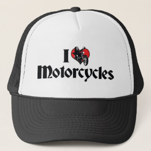 Casquette J'adore les motos Heart