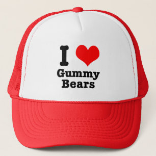 Casquette J'ADORE les ours en gélatine