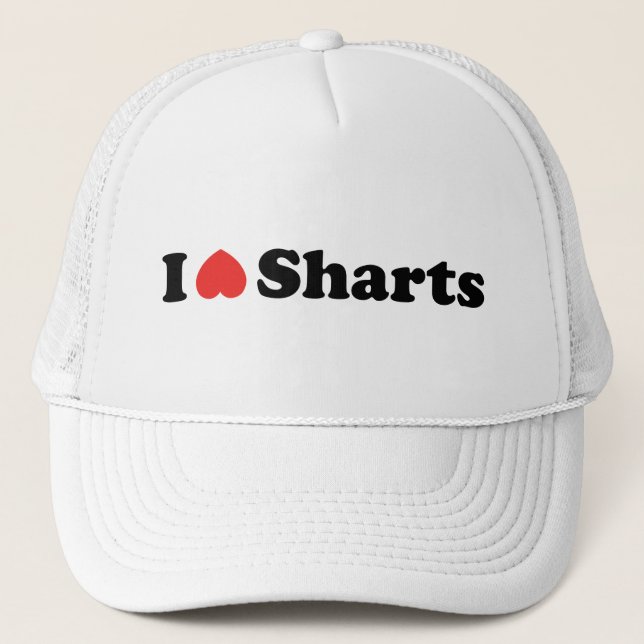 Casquette J'adore les pets diarrhéiques (Devant)