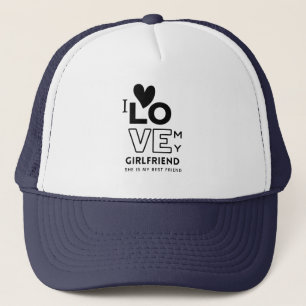 Casquette J'adore ma copine elle est ma meilleure amie Cadea