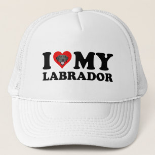 Casquette J'adore mon Labrador Black Lab