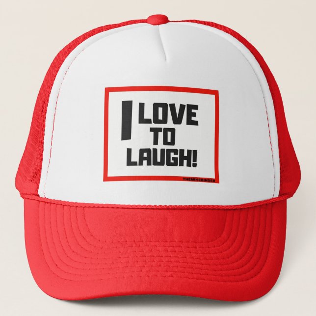 CASQUETTE J'ADORE RIRE BASEBALL / CHAPEAU DE TRUCKER (Devant)