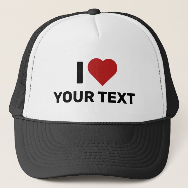 Casquette J'adore votre texte (Devant)