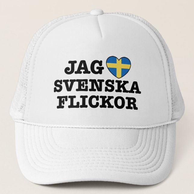 Casquette Jag Svenska Flickor (Devant)