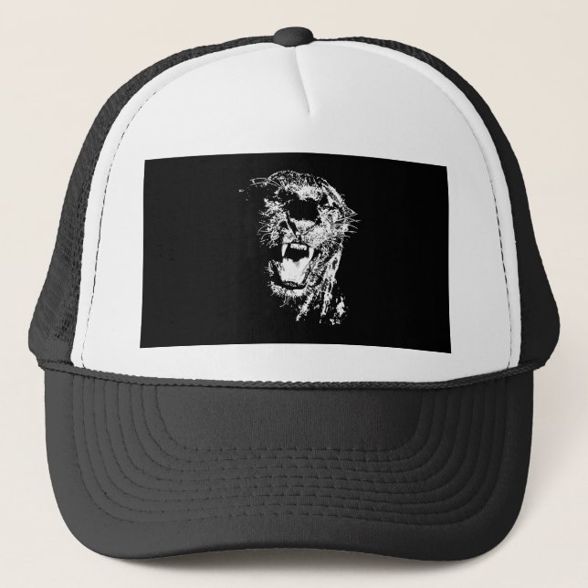 Casquette Jaguar noir (Devant)