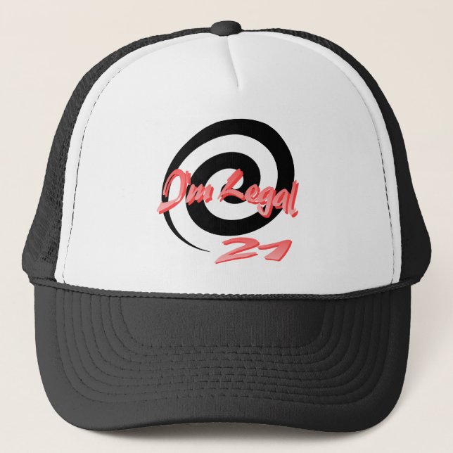 Casquette J'ai 21 ans juridiques (Devant)