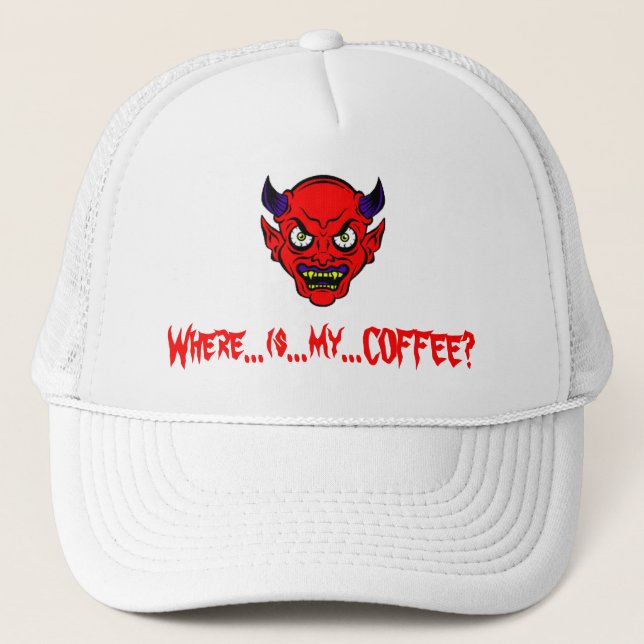 CASQUETTE J'AI BESOIN DE CAFÉ MAINTENANT ! ! ! (Devant)
